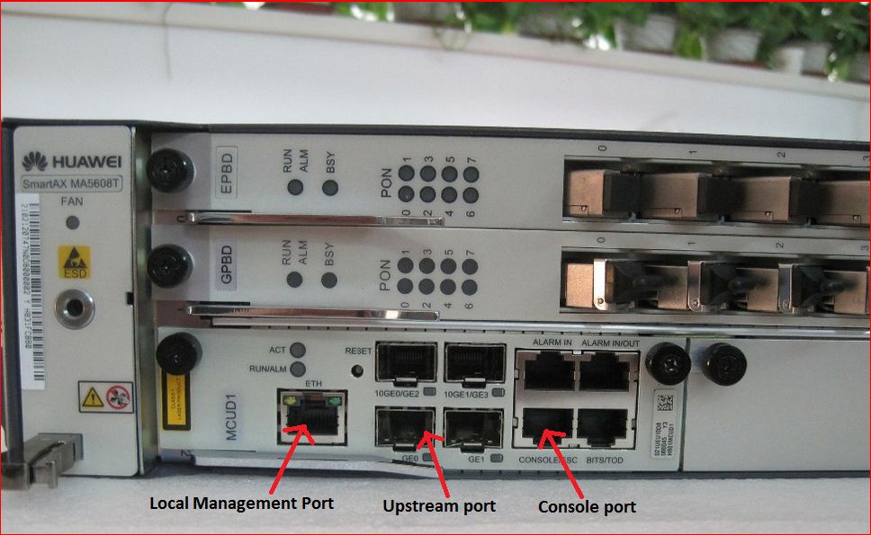 Huawei OLT Basic Configuration Initial Setup MA5608T