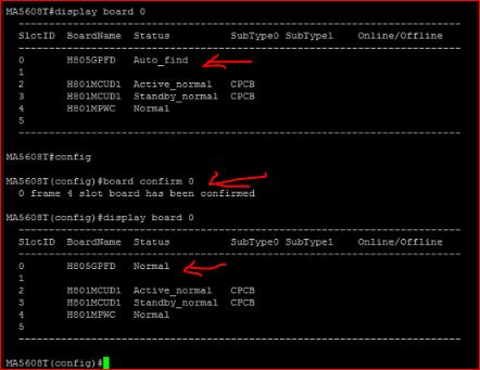 Huawei OLT Basic Configuration MA5608T